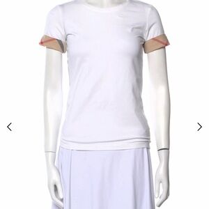 White Burberry Women's tshirt S